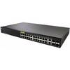 Характеристики Коммутатор Cisco SG350X-24P 24-port Gigabit POE Stackable Switch (SG350X-24P-K9-EU)