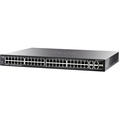 Характеристики Коммутатор Cisco SG350X-48 48-port Gigabit Stackable Switch (SG350X-48-K9-EU)