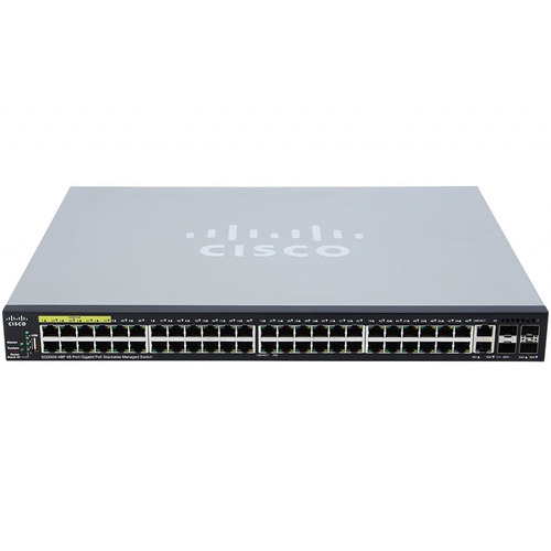 Характеристики Коммутатор Cisco SG350X-48P 48-port Gigabit POE Stackable Switch (SG350X-48P-K9-EU)