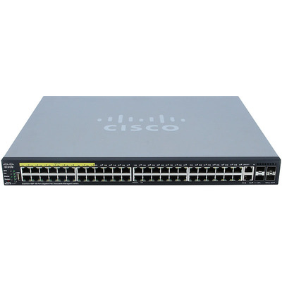 Характеристики Коммутатор Cisco SG550X-48P 48-port Gigabit PoE Stackable Switch (SG550X-48P-K9-EU)