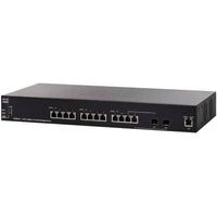 Коммутатор Cisco 12 Port 10GBase-T Stackable Managed Switch (SX350X-12-K9-EU)