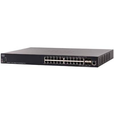 Коммутатор Cisco 24-Port 10GBase-T Stackable Managed Switch (SX350X-24-K9-EU)