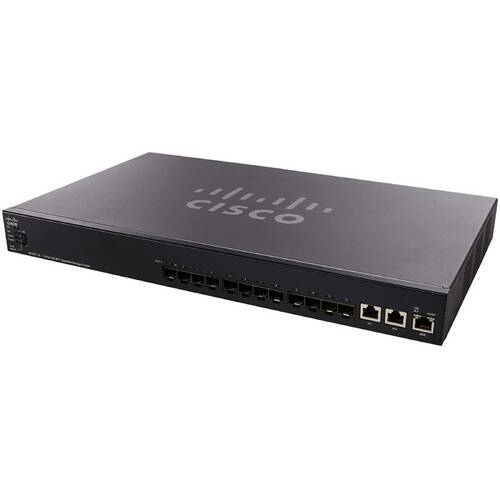 Коммутатор Cisco SX550X-12F 12-Port 10G SFP+ Stackable Managed Switch (SX550X-12F-K9-EU)