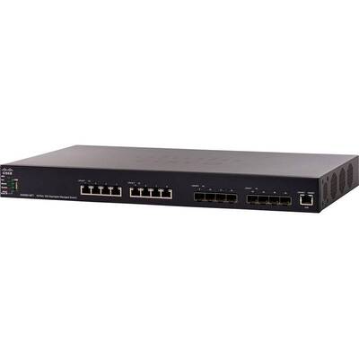 Характеристики Коммутатор Cisco SX550X-16FT 16-Port 10G Stackable Managed Switch (SX550X-16FT-K9-EU)