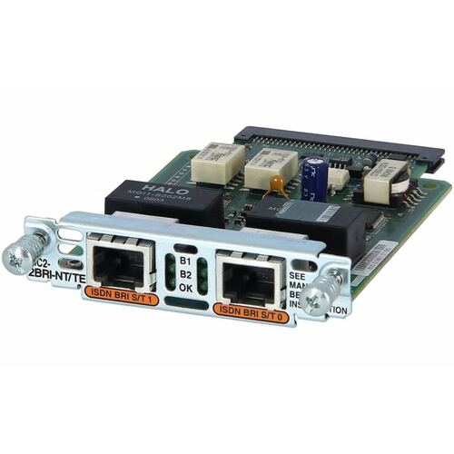 Характеристики Модуль голосовой Cisco VIC2-2BRI-NT/TE