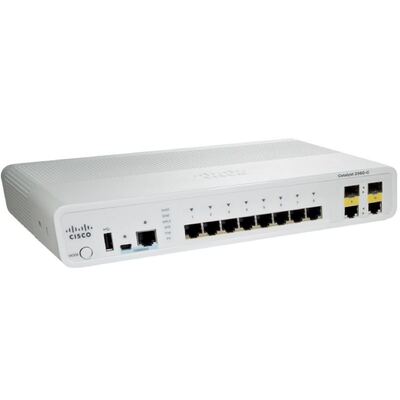 Характеристики Коммутатор Cisco Catalyst 2960C Switch 8 FE, 2 x Dual Uplink, Lan Base (WS-C2960C-8TC-L)
