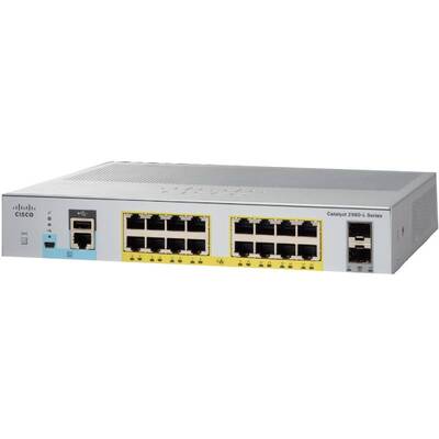 Характеристики Коммутатор Cisco Catalyst 2960L 16 port GigE with PoE, 2 x 1G SFP, LAN Lite (WS-C2960L-16PS-LL)