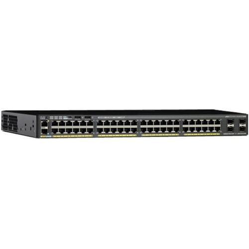 Характеристики Коммутатор Catalyst 2960-X 48 GigE, 4 x 1G SFP, LAN Base