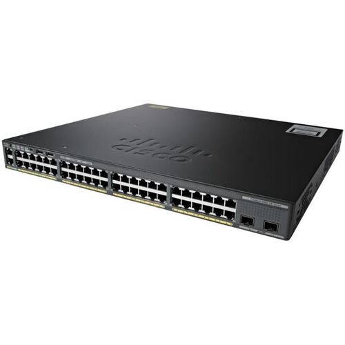 Характеристики Коммутатор Cisco Catalyst 2960-X 48 GigE, 2 x 1G SFP, LAN Lite (WS-C2960X-48TS-LL)