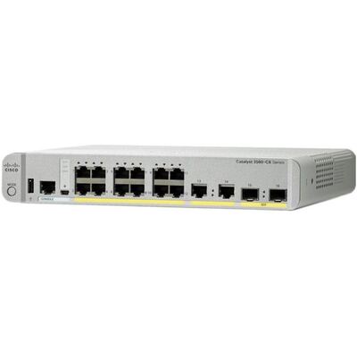 Характеристики Коммутатор Cisco Catalyst 3560-CX 12 Port PoE, 10G Uplinks IP Base (WS-C3560CX-12PD-S)
