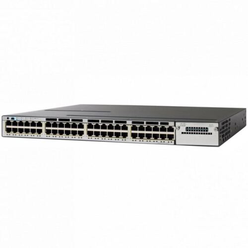 Характеристики Коммутатор Cisco Catalyst 3850 48 Port Full PoE IP Services (WS-C3850-48F-E)