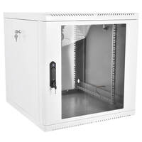 Шкаф телекоммуникационный настенный разборный 15U (600 × 650) съемные стенки, дверь стекло CMO ШРН-М-15.650