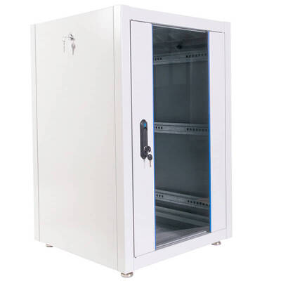 Шкаф телекоммуникационный напольный ЭКОНОМ 18U (600 × 600) дверь стекло, дверь металл CMO ШТК-Э-18.6.6-13АА