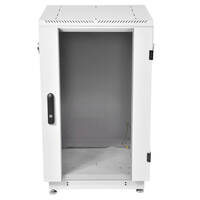 Шкаф телекоммуникационный напольный 18U (600 × 600) дверь стекло, цвет черный CMO ШТК-М-18.6.6-1ААА-9005