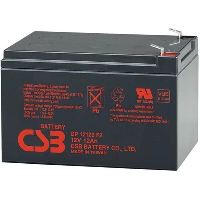 Характеристики Аккумуляторная батарея CSB GP12120 F2