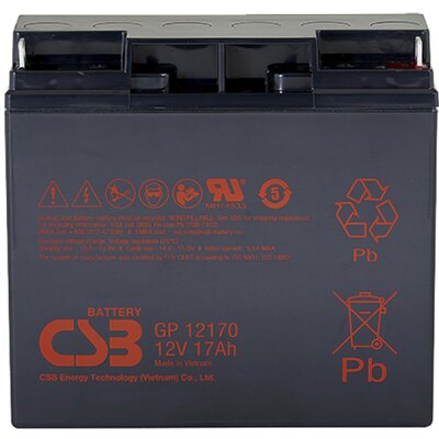 Характеристики Аккумуляторная батарея CSB GP12170 B3
