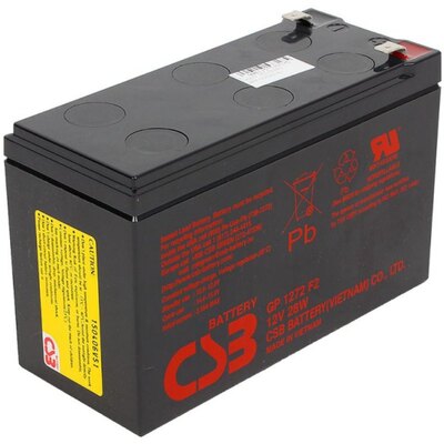 Характеристики Аккумуляторная батарея CSB GP1272 F2 (12V28W)