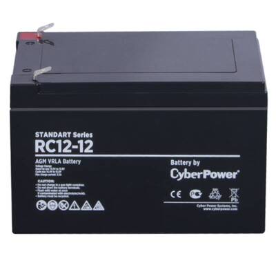 Характеристики Аккумуляторная батарея Cyberpower RC 12-12