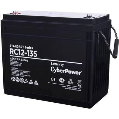 Характеристики Аккумуляторная батарея Cyberpower RC 12-135