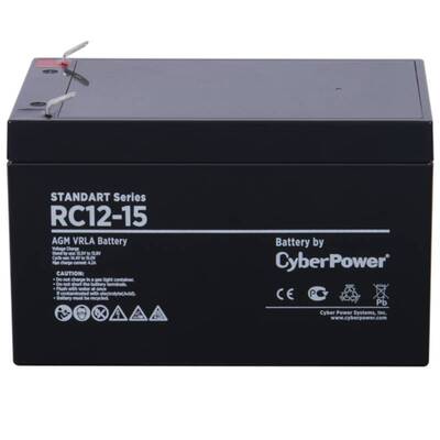 Характеристики Аккумуляторная батарея Cyberpower RC 12-15
