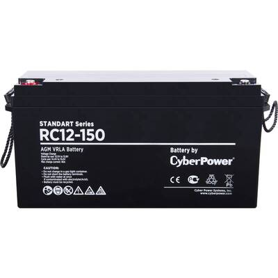 Характеристики Аккумуляторная батарея Cyberpower RC 12-150