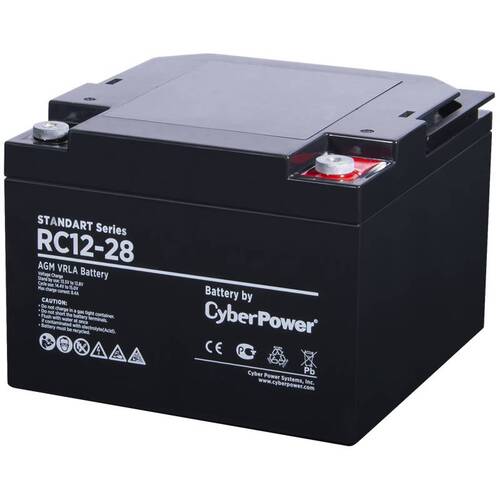 Характеристики Аккумуляторная батарея Cyberpower RC 12-28