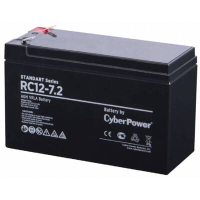 Характеристики Аккумуляторная батарея Cyberpower RC 12-7.2