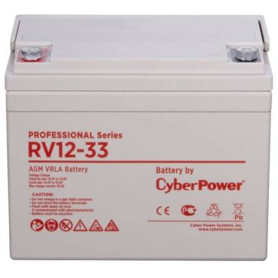 Характеристики Аккумуляторная батарея Cyberpower RV 12-33