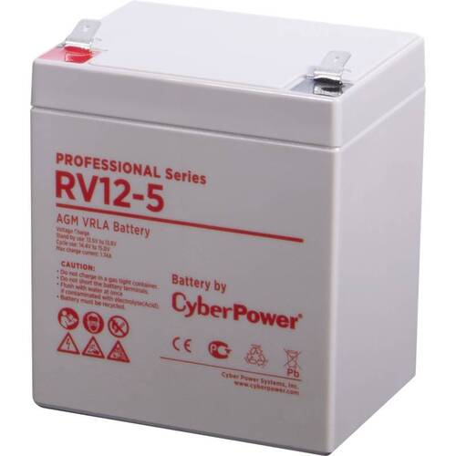 Характеристики Аккумуляторная батарея Cyberpower RV 12-5