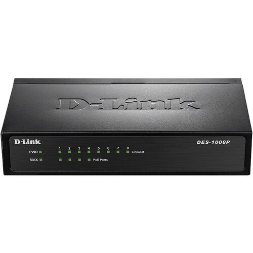 Коммутатор D-Link DES-1008P/C1A