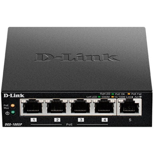 Характеристики Коммутатор D-Link DGS-1005P/A1A