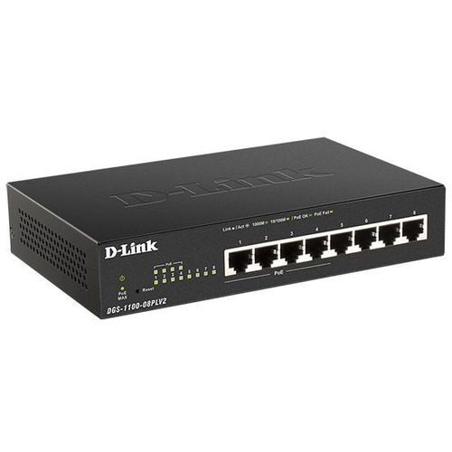 Характеристики Коммутатор D-Link DGS-1100-08PLV2/A1A