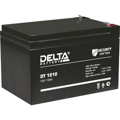 Характеристики Аккумуляторная батарея Delta DT 1212