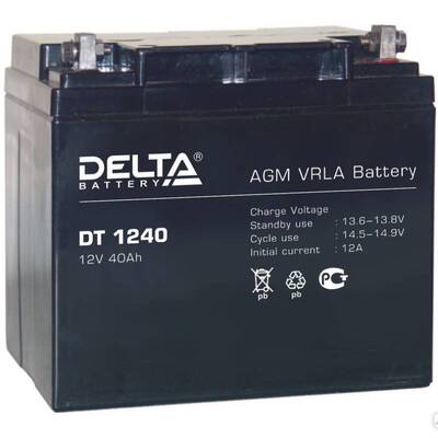 Характеристики Аккумуляторная батарея Delta DT 1240