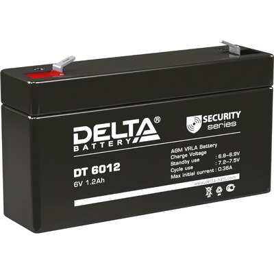 Характеристики Аккумуляторная батарея Delta DT 6012