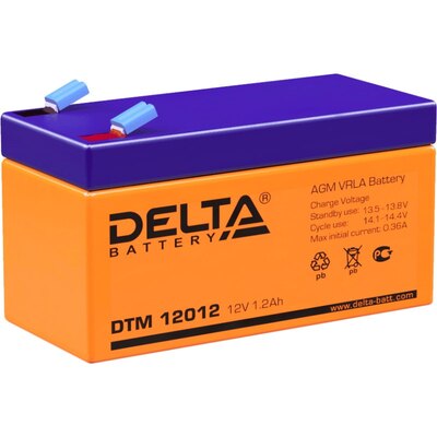Характеристики Аккумуляторная батарея Delta DTM 12012