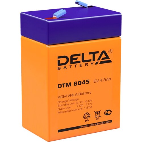 Аккумуляторная батарея Delta DTM 6045