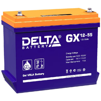 Характеристики Батарея DELTA GX 12-55