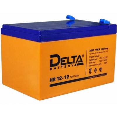 Характеристики Аккумуляторная батарея Delta HR 12-12