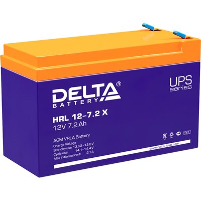 Характеристики Аккумуляторная батарея Delta HRL 12-7.2 X