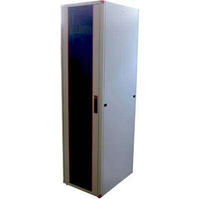 Шкаф напольный Estap EVOline 19" 42U 600 x 1000, двери стекло/металл, серый