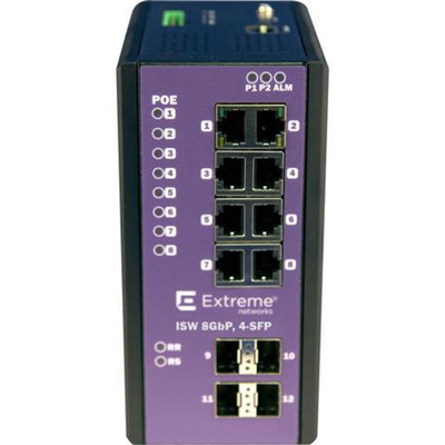 Характеристики Коммутатор Extreme Networks ISW 8GBP,4-SFP