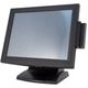 Сенсорный монитор POScenter POS135 (15", LED, Resistive-USB, MSR123) черный (аналог EVA-150)
