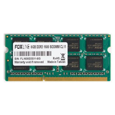 Оперативная память Foxline DDR3 FL1600D3S11-8GH