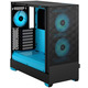 Корпус ПК без блока питания Fractal Design Pop Air RGB Cyan Core TG Clear Tint