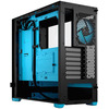 Корпус ПК без блока питания Fractal Design Pop Air RGB Cyan Core TG Clear Tint
