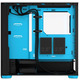Корпус ПК без блока питания Fractal Design Pop Air RGB Cyan Core TG Clear Tint