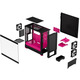 Корпус ПК без блока питания Fractal Design Pop Air RGB Magenta Core TG Clear Tint