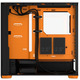 Корпус ПК без блока питания Fractal Design Pop Air RGB Orange Core TG Clear Tint