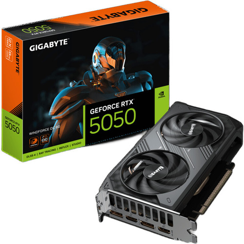 Видеокарта Gigabyte GeForce RTX™ 5050 WINDFORCE OC 8G (GV-N5050WF2OC-8GD)